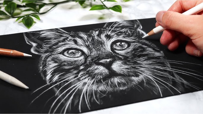 Drawing with GEL PENS on BLACK PAPER! - Will it Work? 