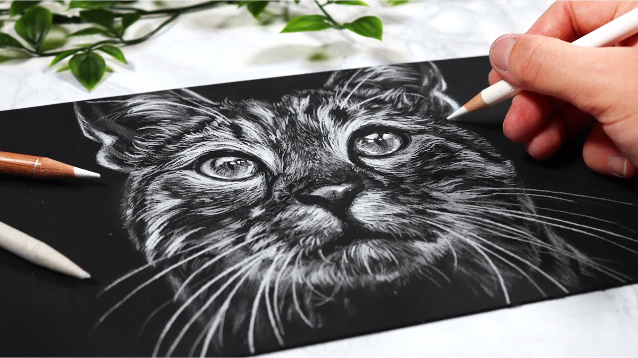 How to Create a Drawing on Black Paper