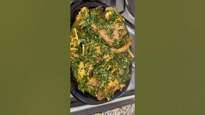 How to make vegetable soup with Ugu and water leaves @Oluchiskitchen #youtubeshorts #recipe