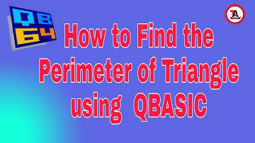 How to Find The Perimeter of Triangle using  QBASIC // Subscribe Techno AbhijeeT