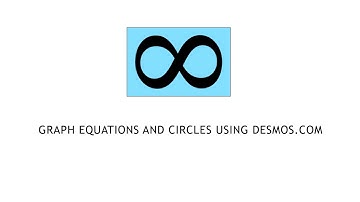 College Algebra 2.2.2 Graph Equations and Circles Using Desmos.com