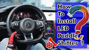 How to Install VW Golf MK7 Steering Wheel LED Paddle Shifter ?