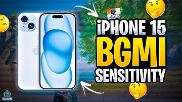 Best BGMI Sensitivity Settings for iPhone 15 🔥 | iPhone 15 BGMI Sensitivity Gyroscope & Non-Gyro