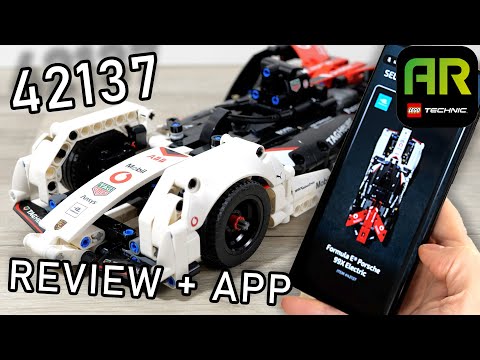 LEGO 42137 Review | LEGO Formula E Porsche 99X Electric | Review 42137 LEGO Technic 2022 Technic AR