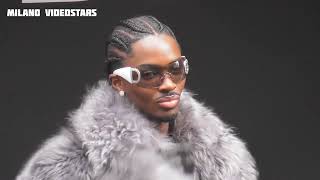 Alton Mason @ Milan Fashion Week 24 february 2024 show Dolce Gabbana - Milano Wealth