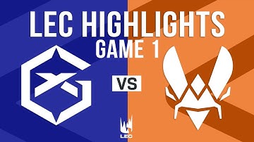 VIT vs GX Game 1 Highlights | LEC 2025 Spring Week 1 Day 2 | Team Vitality vs GIANTX G1