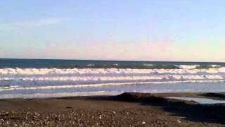 Oleaje de invierno en Burriana