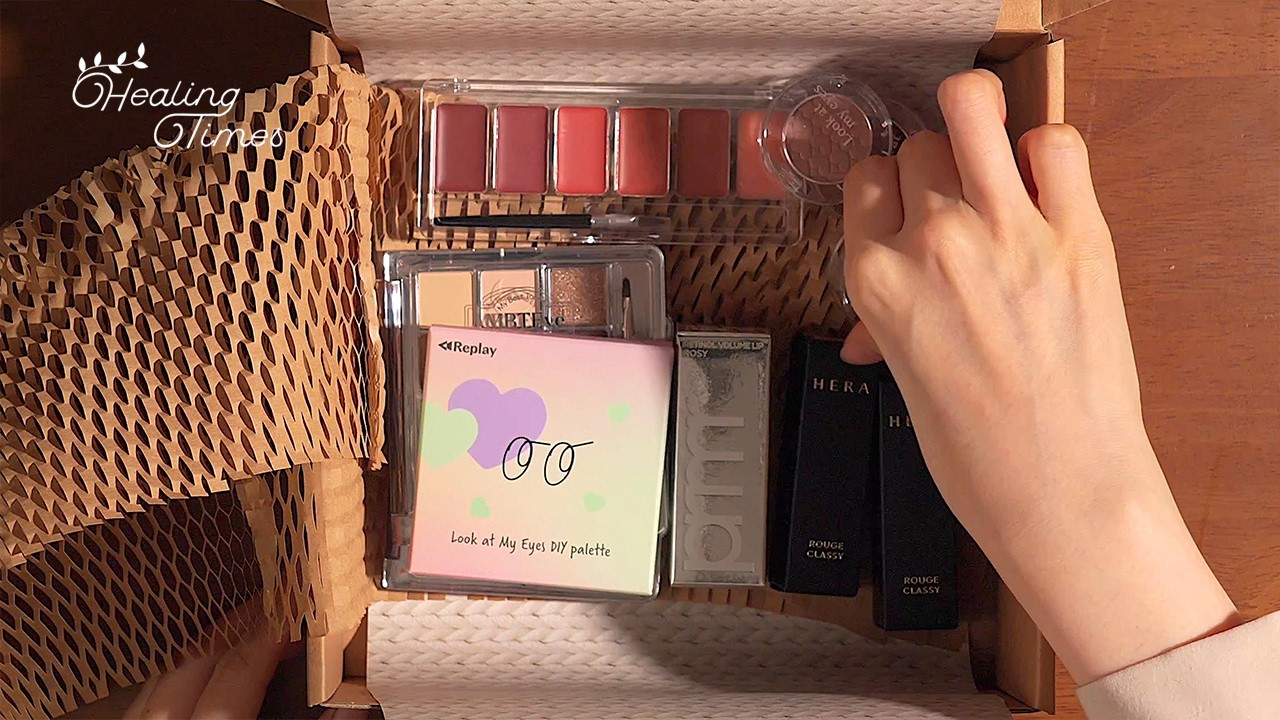 💝포장 컨셉💝가을 뷰티 추천템 포장하기🍁#ASMR #포장계 #커스텀오더 | 힐링타임즈 EP.44 | [ASMR] Oddly Satisfying & Packing Video