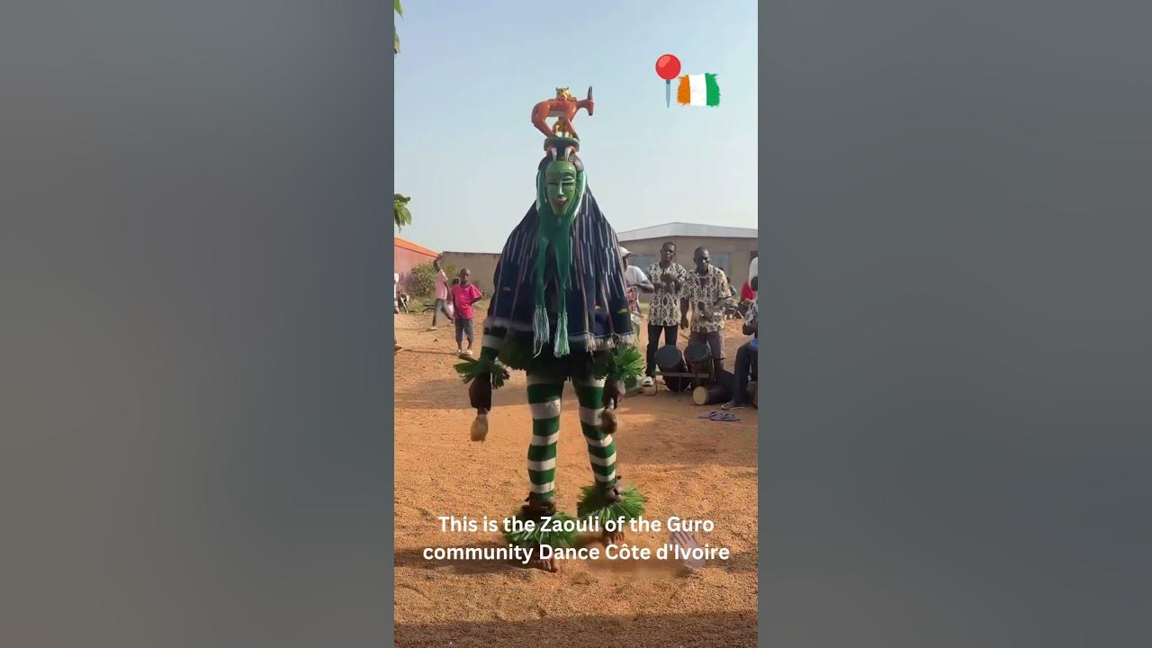 🔥 Traditional Zaouli Dance in Côte d'Ivoire – The World's Fastest Footwork 🌍 African Tribal Dance 🪘