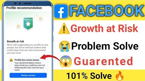 Facebook Profile Has Some Issues Problem Solve 💯| How To Solve Facebook Profile Has Some Issue 🤑