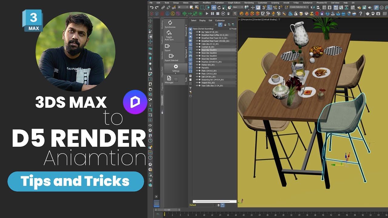 Master 3ds Max to D5 Render Interior Animation in Minutes