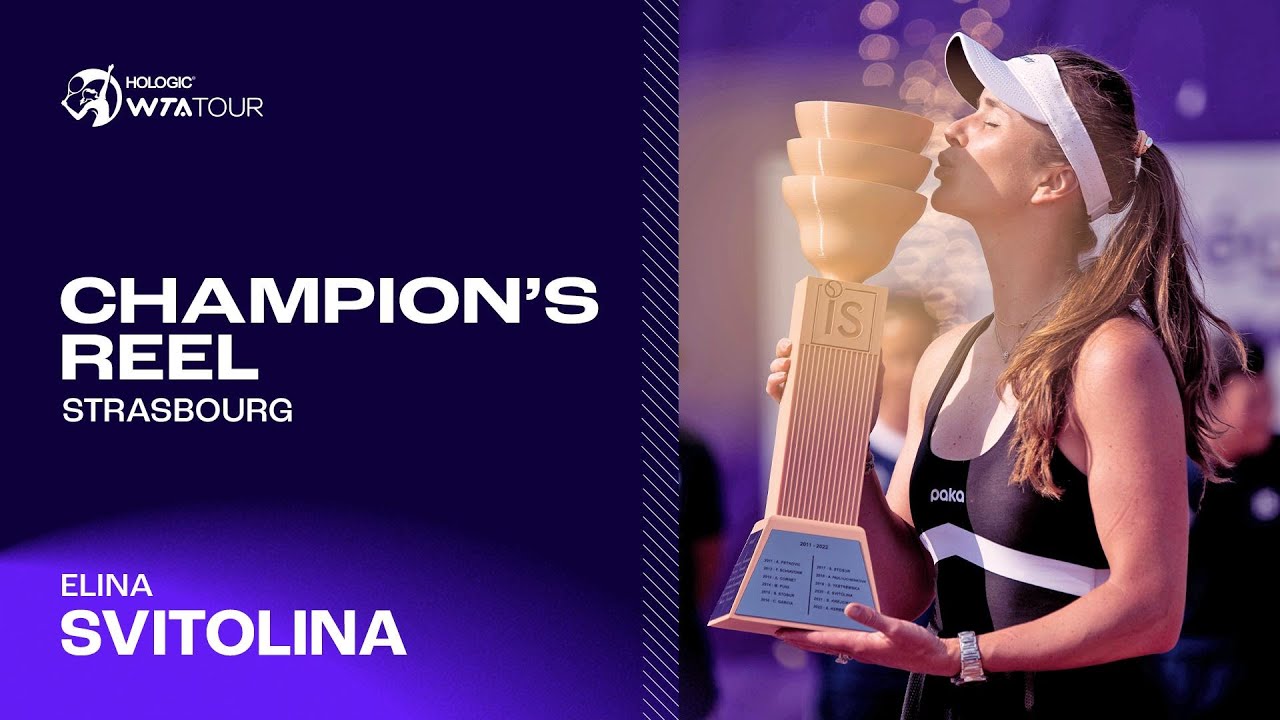 Elina Svitolina is Strasbourg CHAMPION once again! 😚🏆