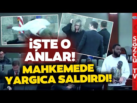 ABD'de Sanık Mahkemede Hakimin Üzerine Atladı! Öfkeden Çılgına Döndü