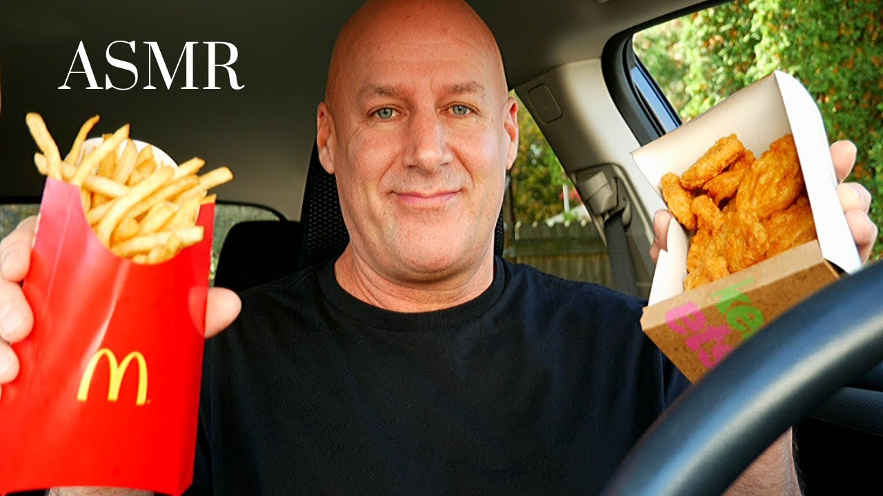 ASMR: McDonald's Chicken McNuggets and French Fries (Eating Sounds) Soft Spoken