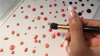 Easy painting with simple techniques | easy acrylic painting for beginners