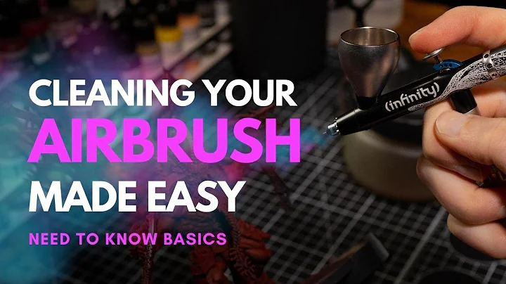 Airbrush cleaning for lazy and easily bored artists!