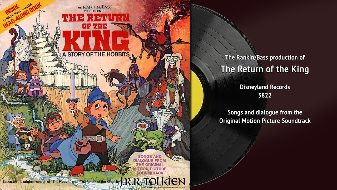 The Return of the King (1980) - A Story of the Hobbits   (DR 3822) | Vintage Disney Vinyl Restored