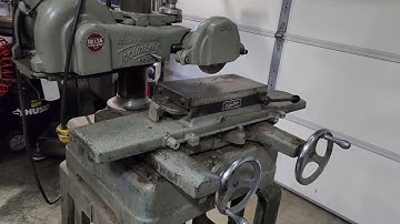 Delta toolmaker surface grinder walk around before tear down and restoration