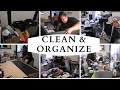 CLEAN & ORGANIZE WITH ME // NEW STORAGE FOR ORGANIZING // CLEANING AND MORE CLEANING // SMTV