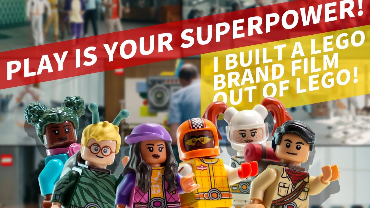 I recreated a LEGO brand film Using Only LEGO Bricks! - PLAY IS YOUR SUPERPOWER - YouTube