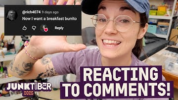 Crafting and Reading YOUR Comments! //Junktober Day 26