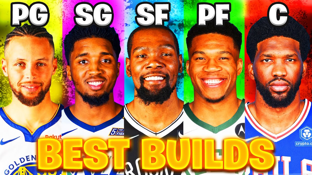 NBA 2K22 BEST BUILDS FOR EACH POSITION! TOP 5 BEST BUILDS IN 2K22