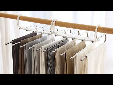 Pants Hangers Space Saving Unbox and Review - Does it Work?