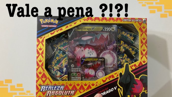 Box Pokemon Coleção Realeza Absoluta Regidrago V Copag