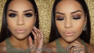 Exclusive Brown Smokey Eye Fall Look | Sarahy Delarosa ♡ Details