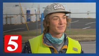 Man walks across America for pedestrian safety, making a stop in Nashville
