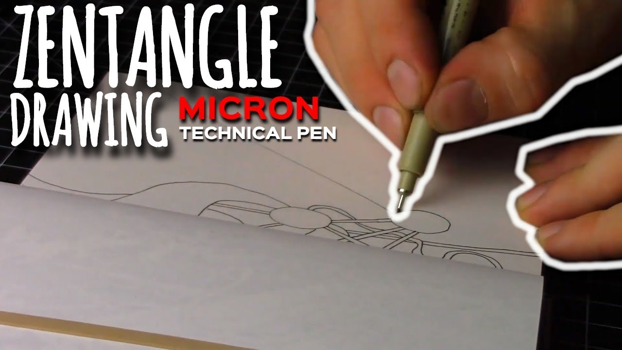 Zentangle Drawing WIth Micron Technical Pen | JSheetz