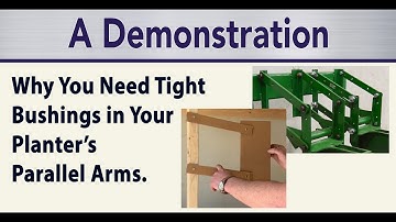 DEMONSTRATION - Why You Need Tight Bushings in Your Planter