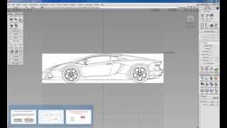 Autodesk Alias Basic for Car Modeling Part 5 (BluePrint SetUp)