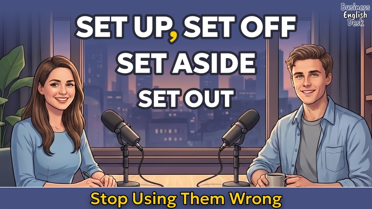 How To Use Set Up, Set Off, Set Out & Set Aside in Real English ...