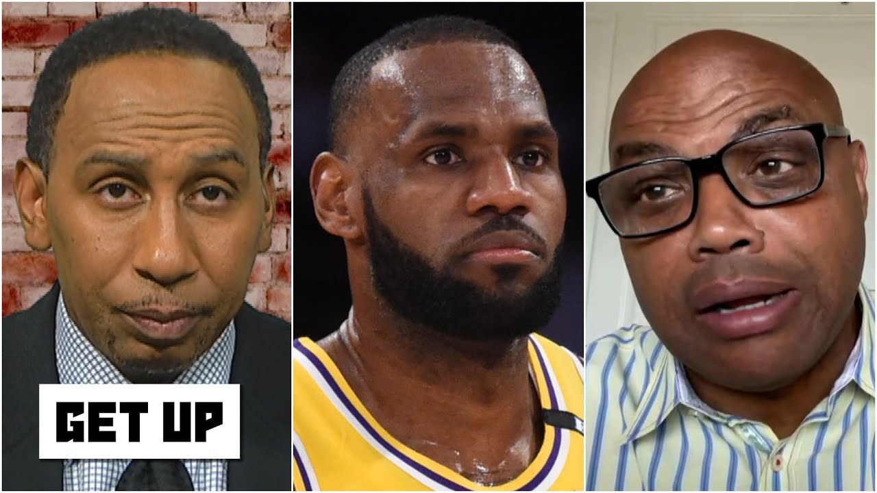 Stephen A. and Charles Barkley react to LeBron's late 3-pointer | Get Up