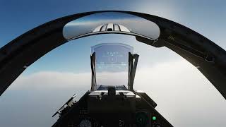 DCS Mirage 2000 vs SU33 dogfight
