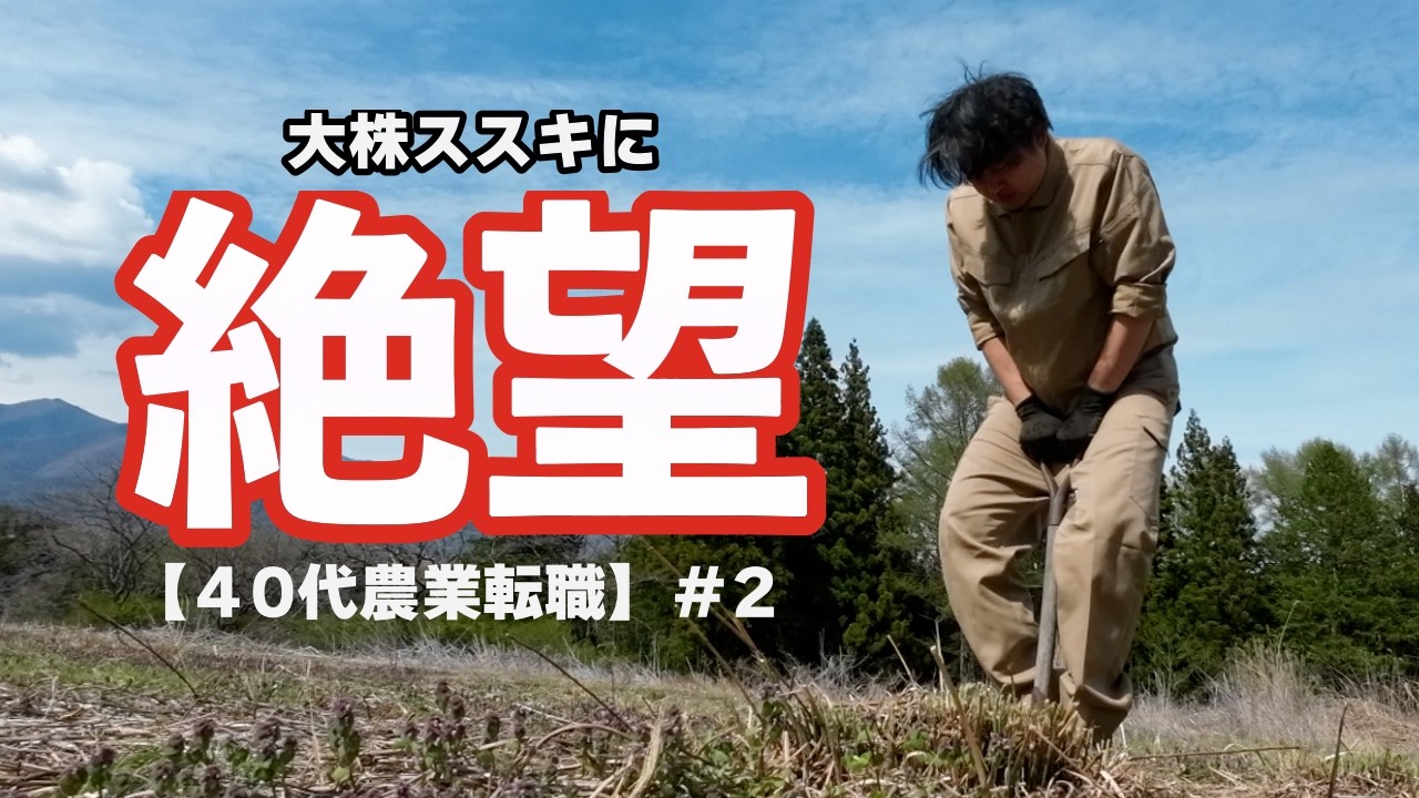ススキ1株に大苦戦…耕作放棄地の現実は甘くなかった 【40代農家転職 #2】