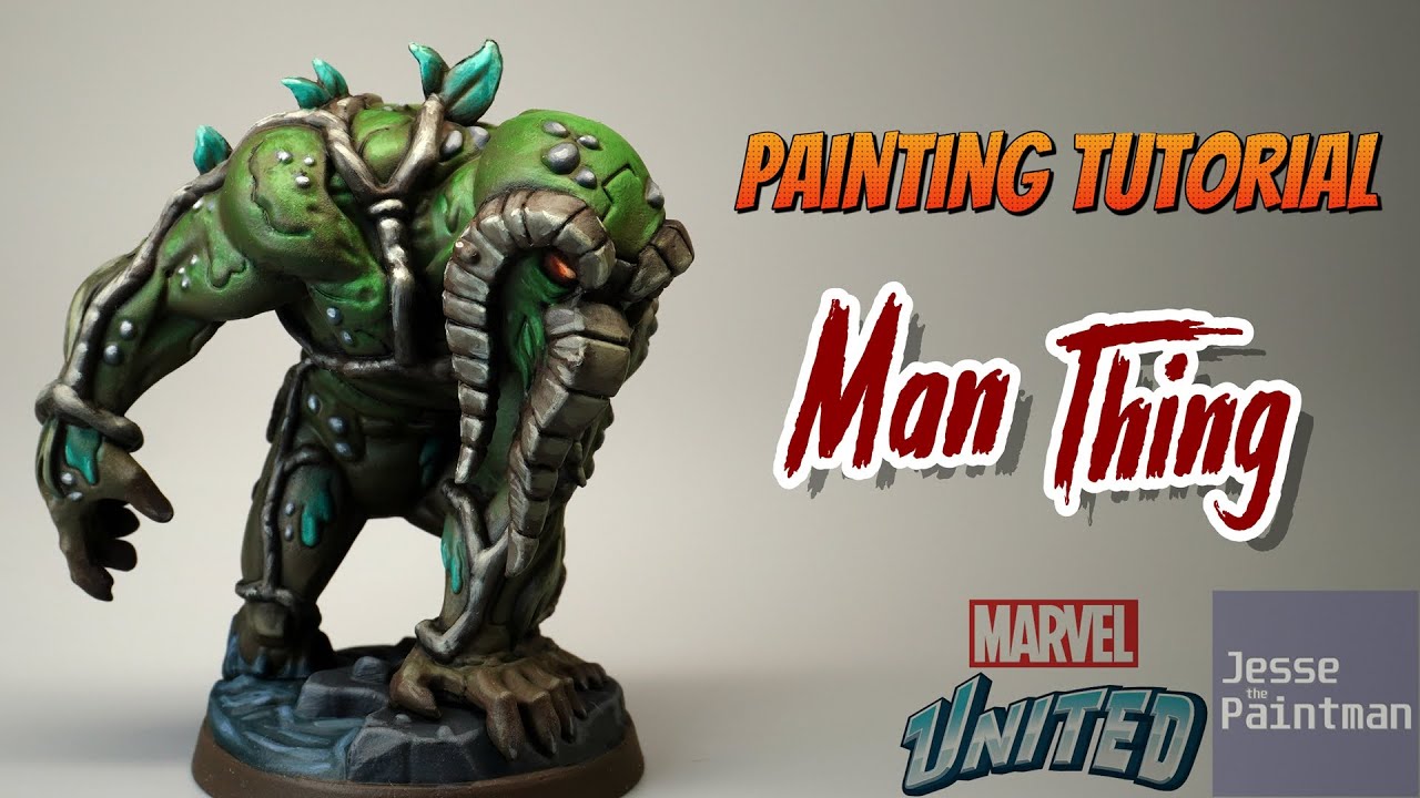 Painting Man Thing from Marvel United Multiverse | Miniature Painting Guide E19