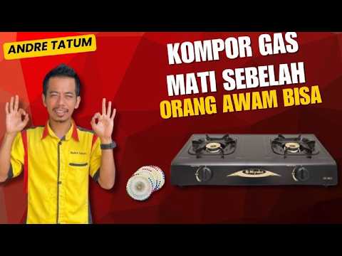 KOMPOR GAS RINNAI MATI SEBELAH...ORANG WAJIB AWAM BISA❗❗