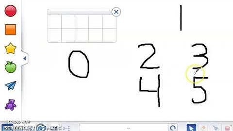 Number Recognition 0-5