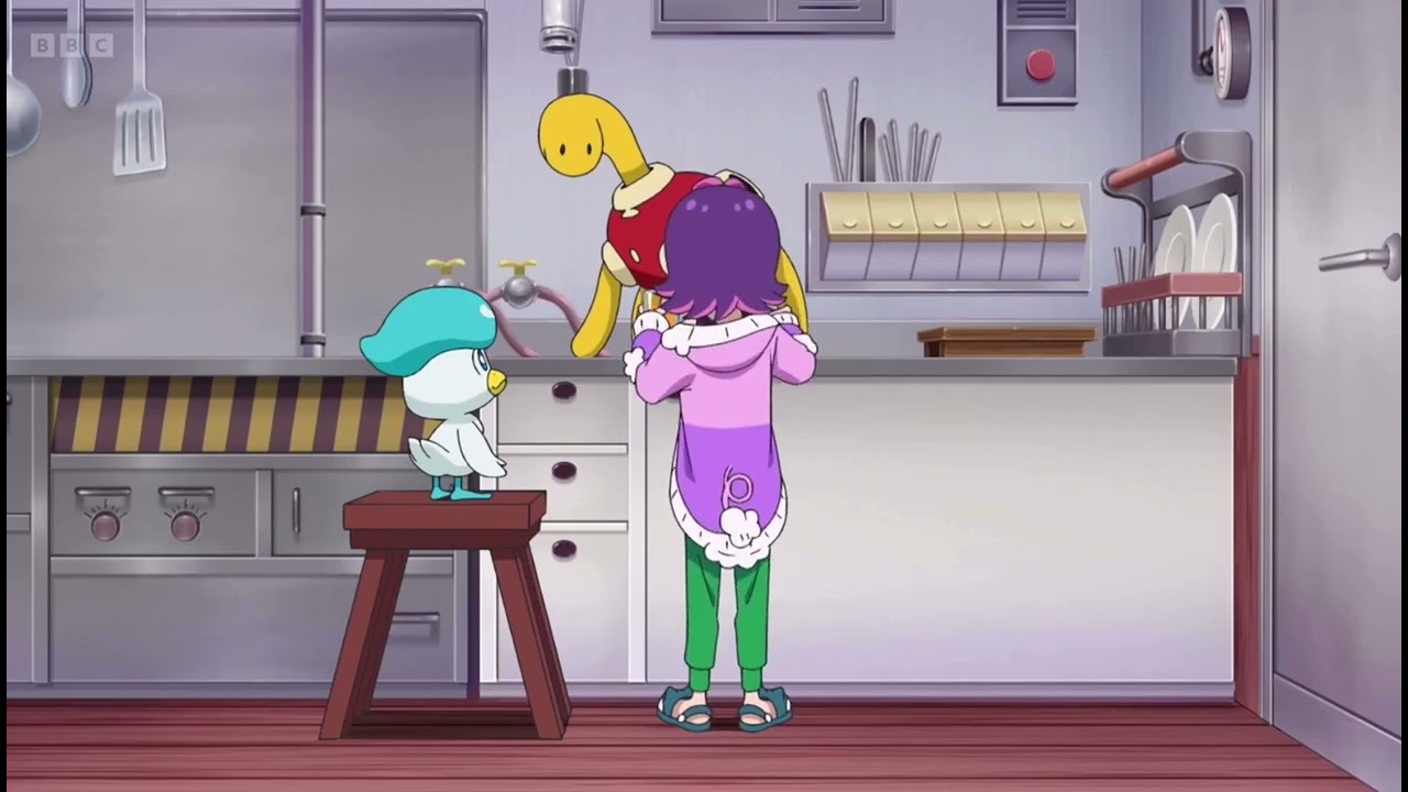 dot drinking shuckle bery juice part 2 - pokemon horizon englishdub 🌸💗💦