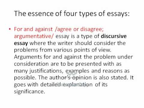 types of essay in toefl