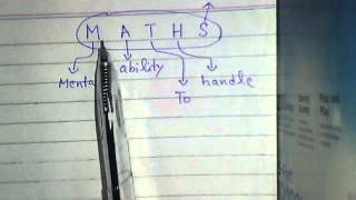 Maths Abbreviation