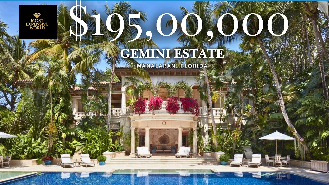 Внутри поместья «Джемини» стоимостью 195 миллионов долларов в Маналапане, Флорида | Один из крупн...
