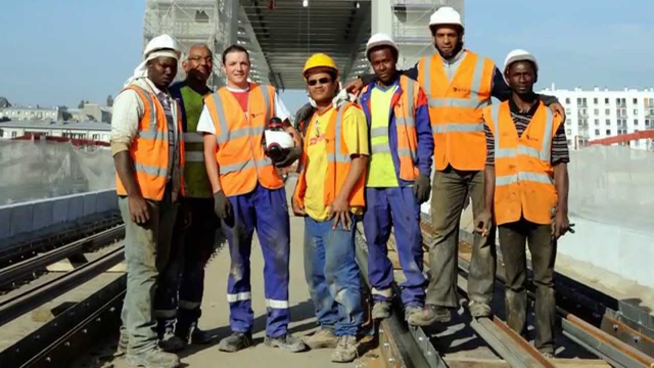 14,3 Km - La construction de la ligne de tramway de Brest
