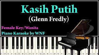 Glenn Fredly - Kasih Putih Piano Karaoke Versi Wanita