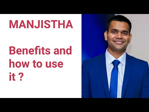 Manjistha- benefits, use, doses and how to use it