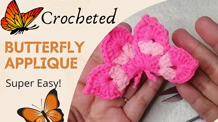 Easy Crocheted Butterfly Applique