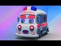 pembentukan ambulans dan penggunaan | belajar formasi | kendaraan anak-anak | Ambulance | Kids Video