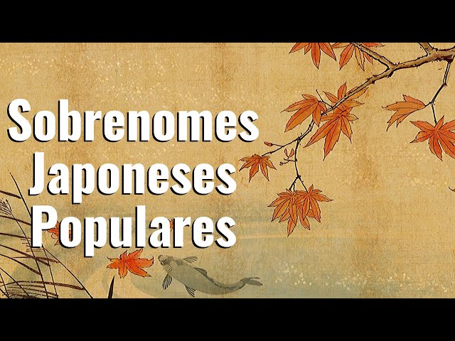 200 sobrenomes japoneses comuns